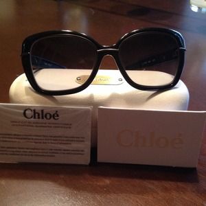 Authentic Chloe sunglasses.