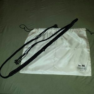Authentic Coach silk dust bag