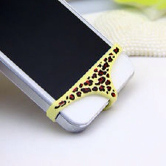 Cute Silicone home button case ( Thong style )