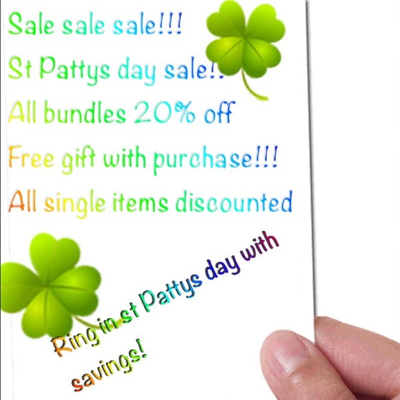 ST PATTYS day SALE