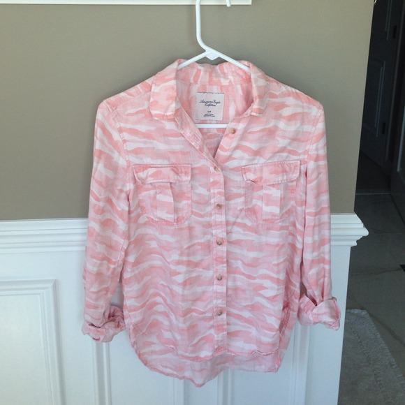 Camo Button Down