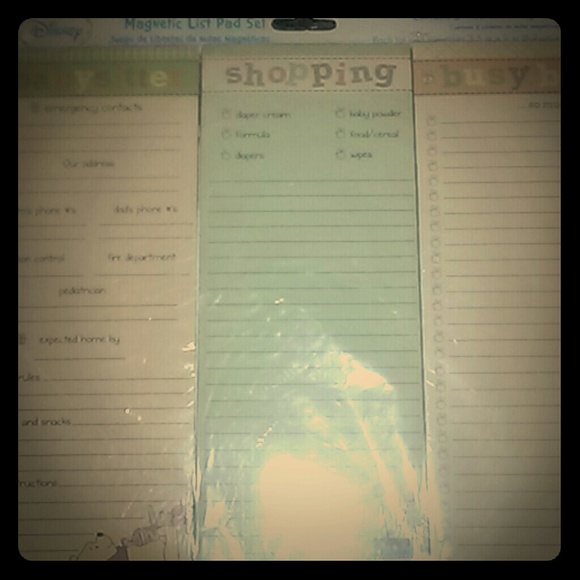 Disney Magnetic List Pad Set