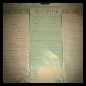 Disney Magnetic List Pad Set