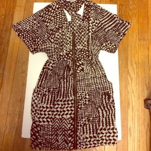 Tribal inspired dress w/ cutouts in the back