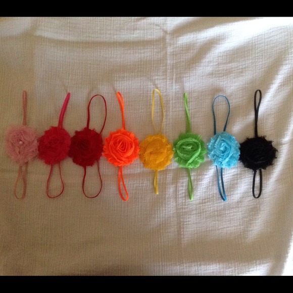 Shabby Chic Headband Set for Baby Infant