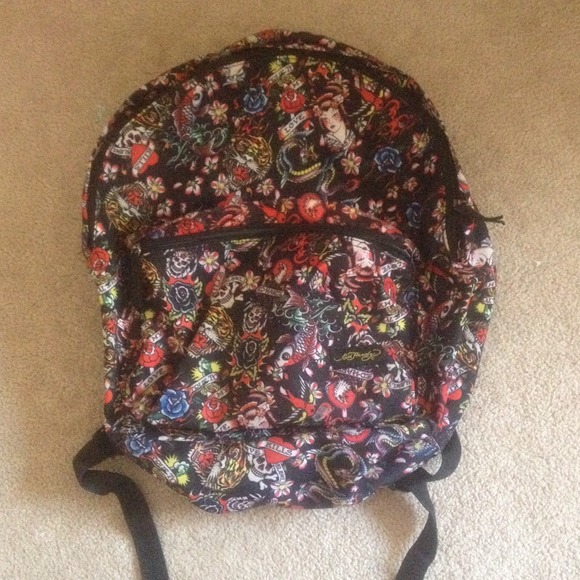 AUTHENTIC Ed Hardy backpack