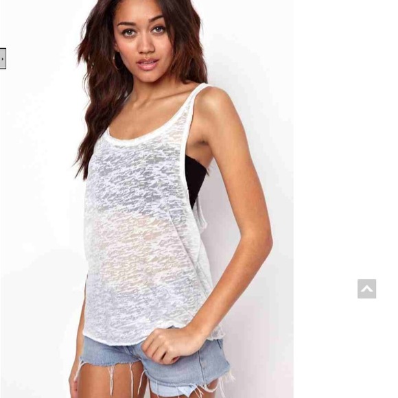 White Muscle Tank