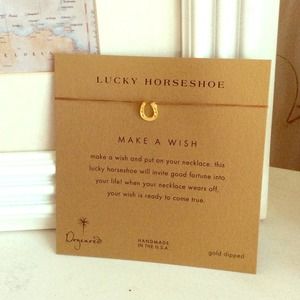 Dogeared Lucky Horseshoe Necklace