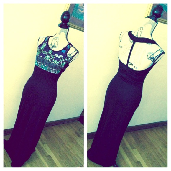 Maxi Dress 1 med left - Picture 2 of 8