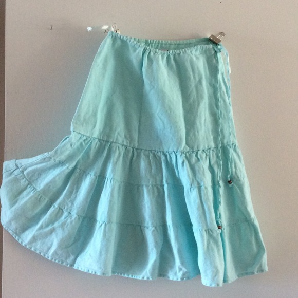 GAP Dresses & Skirts - GAP Linen Ruffle Skirt