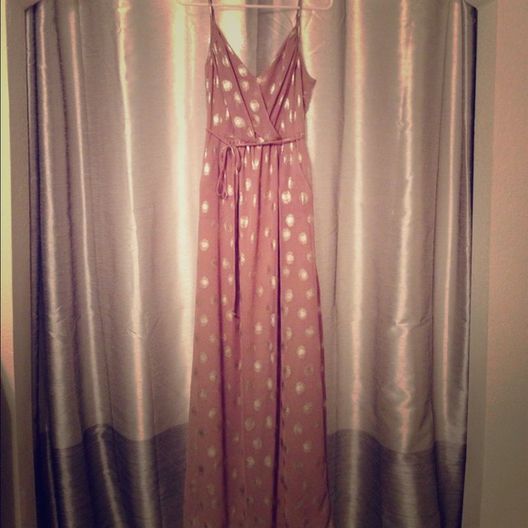 ***SOLD****Deja Vu GOLD maxi dress