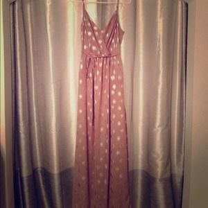 ***SOLD****Deja Vu GOLD maxi dress