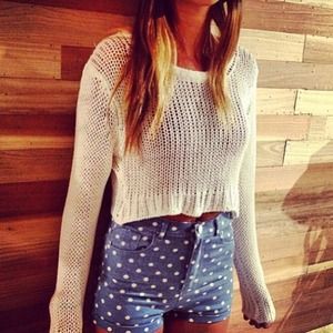 Brandy Melville polka dot shorts