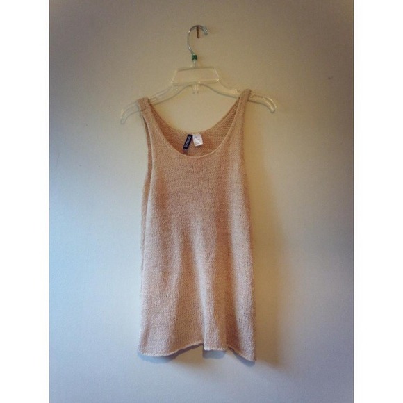 H&M BEIGE TANK