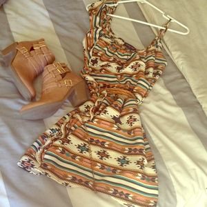 Cowgirl tribal dress