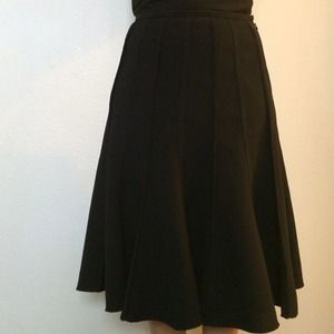 Black trumpet style skirt