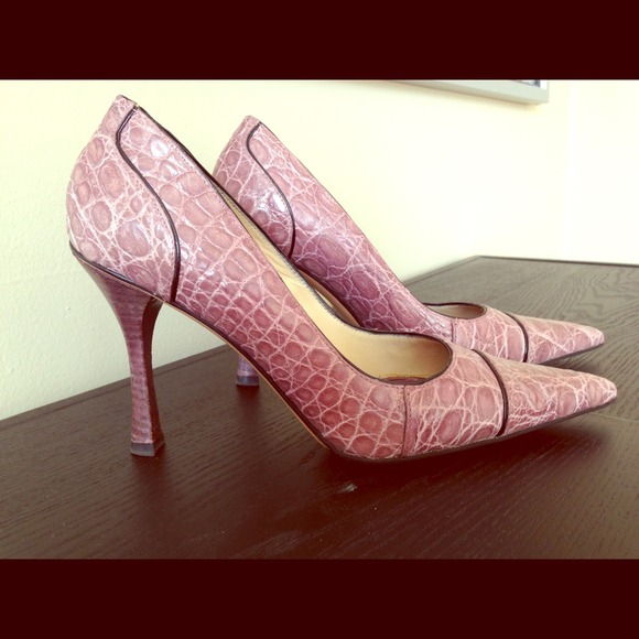 Alligator Gucci Pumps