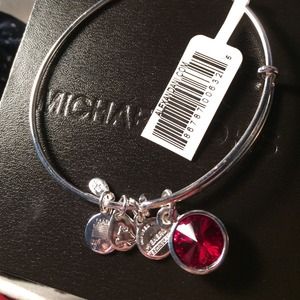 Alex and ani garnet birthstone bracelet