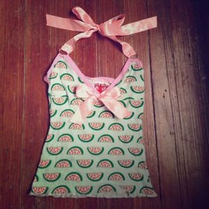 watermelon top with bows!