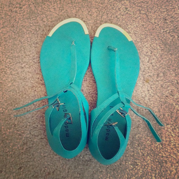 Turquoise Madden Girl sandals