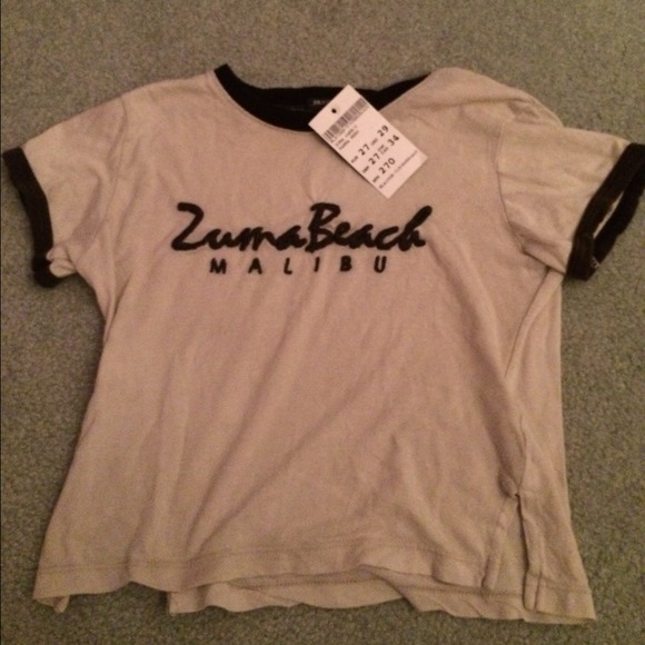 Brandy Melville Zuna beach Malibu crop top