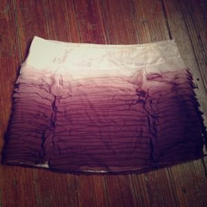 Lavender silk skirt from Bebe!