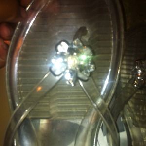 Crystal Clear Guess Sandals Size 10