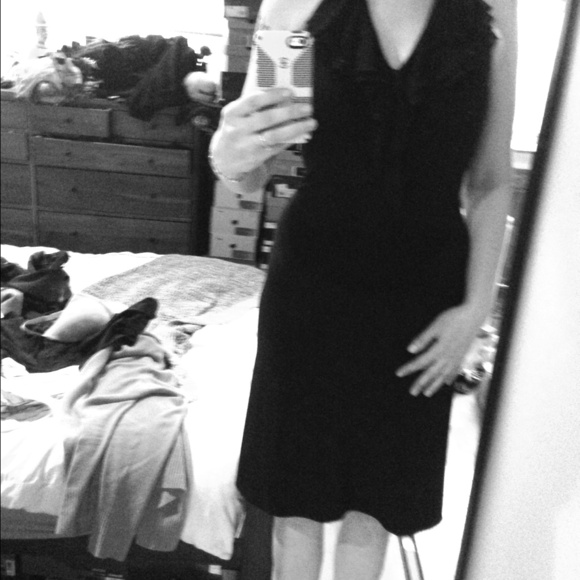 Silk Tahari halter dress