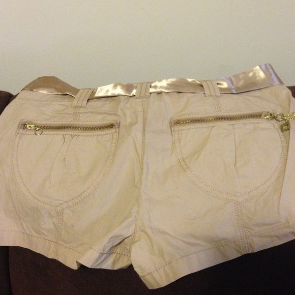 Express Caramel Shorts - Picture 3 of 3