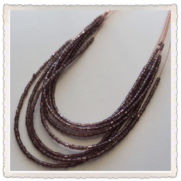 Purple Beaded Necklace