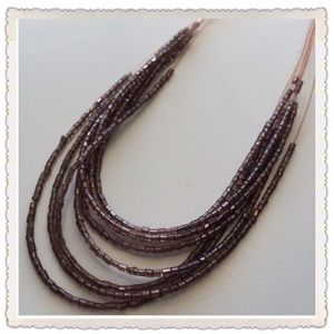 Purple Beaded Necklace