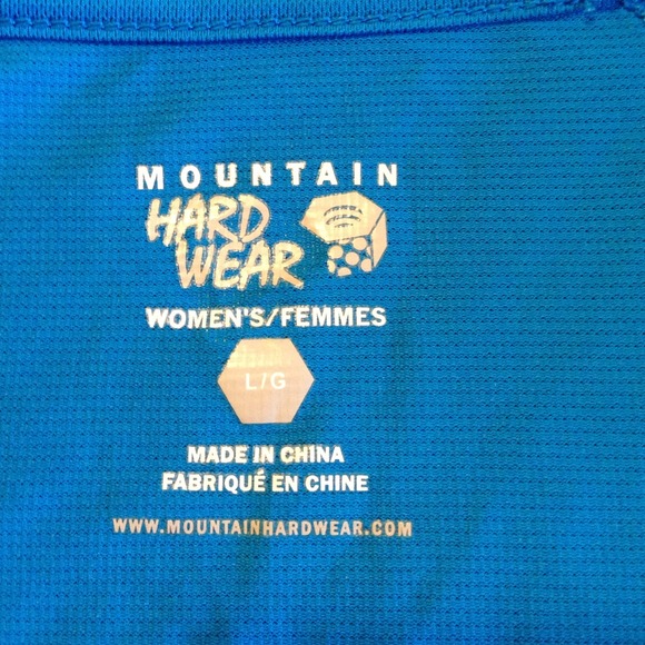 Mountain Hardwear Blue Sport Top - Picture 3 of 3
