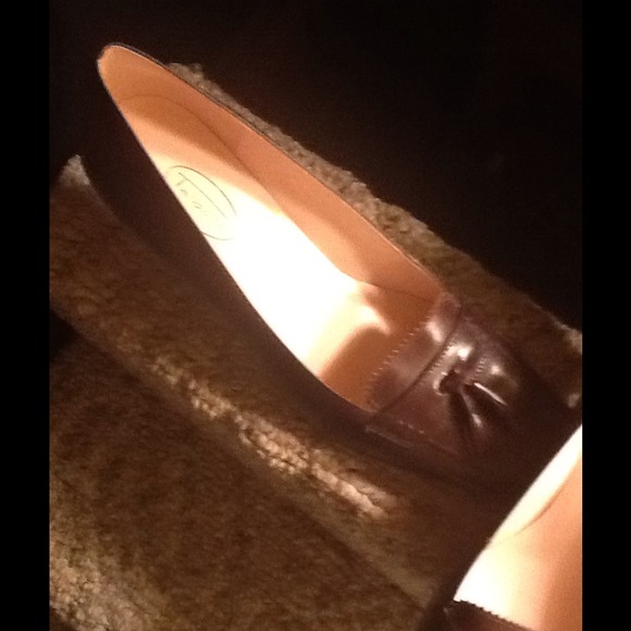 Talbot brown leather new heels from Brazil - Picture 2 of 4