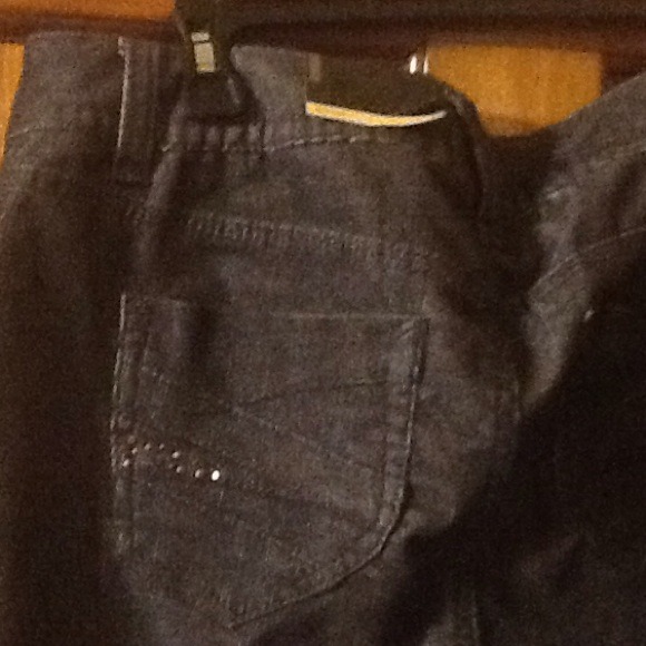 Lane Bryant grey corduroy pant with rhinestone - Picture 3 of 4