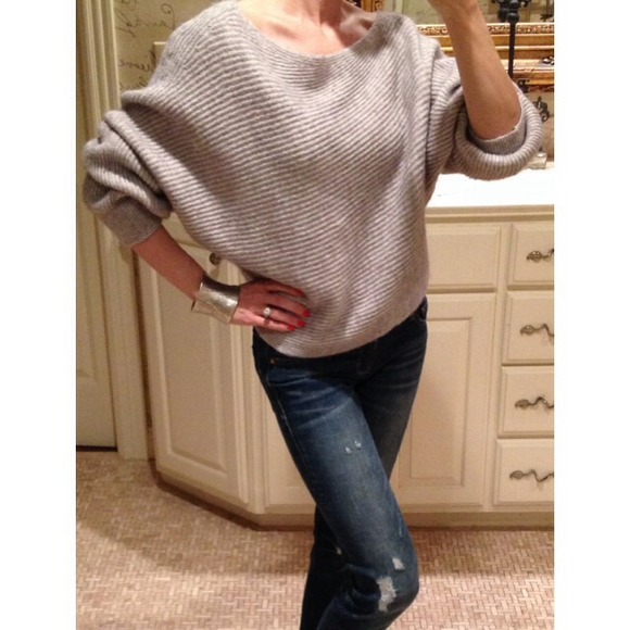 Free People Gray Sweater