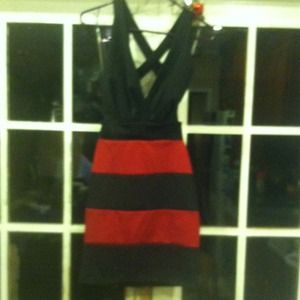 Black & Red Dress