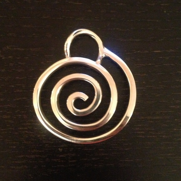Two inch circle necklace charm.