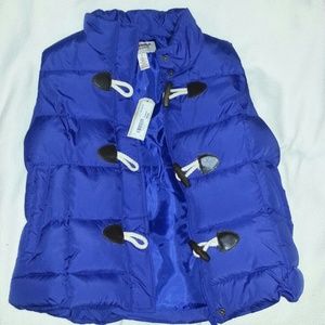 Blue winter vest! Never worn!