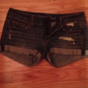 Denim shorts