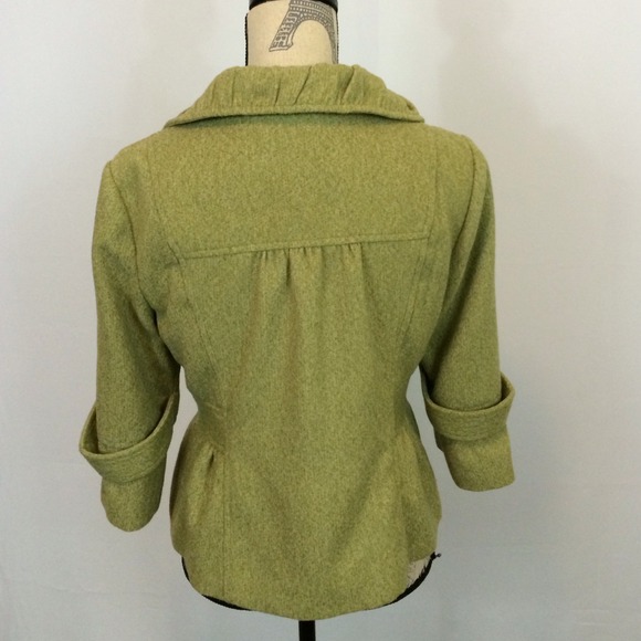 Tabitha Jacket Green 10 Belted - Picture 3 of 4