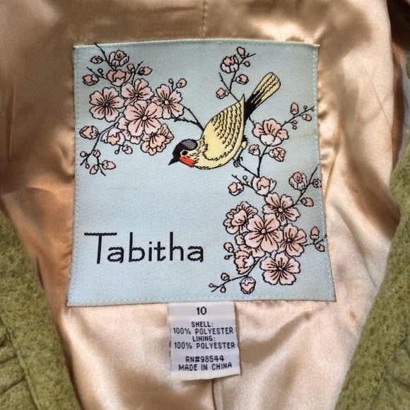 Tabitha Jacket Green 10 Belted - Picture 4 of 4