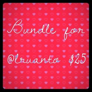 ⛔️Bundle RESERVED for @lruanto⛔️