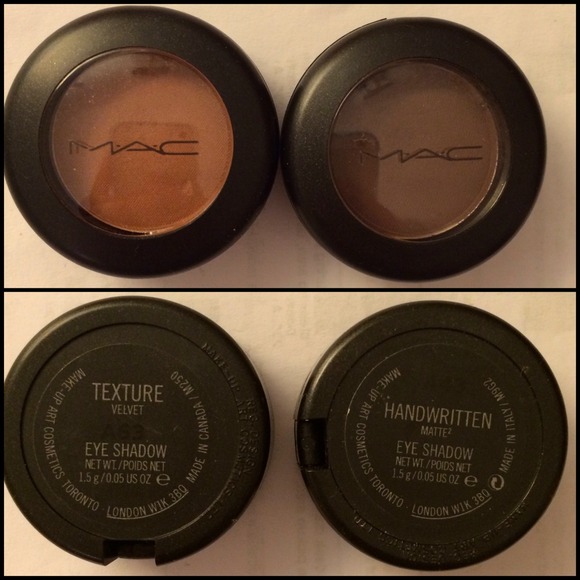 NEW MAC Eyeshadows "Texture" and "Handwritten"