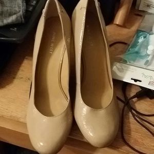 Nude wedge by nine west