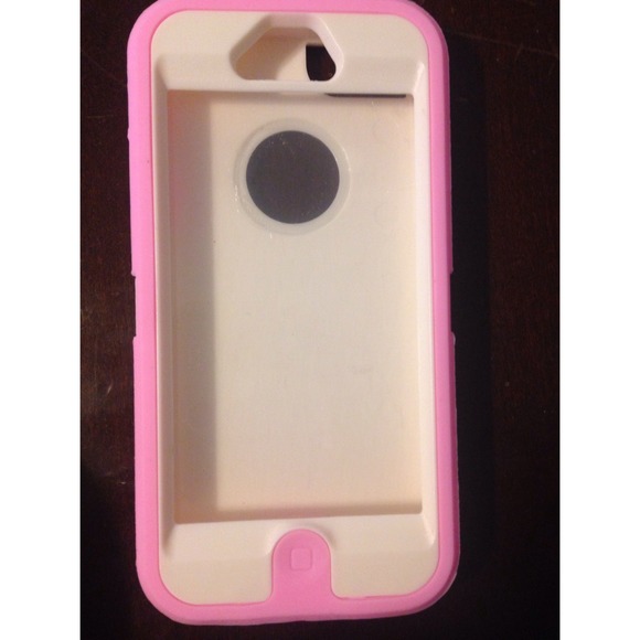 🆕 Heavy Duty Pink/White iPhone 5/5s Case ♡
