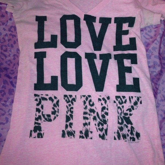 ✋SOLD!!!!Love pink top - Picture 2 of 2