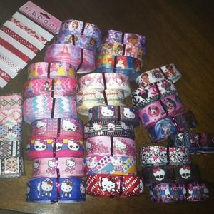 I make bows-character prints I have available