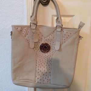 Beige Michael Kors purse!