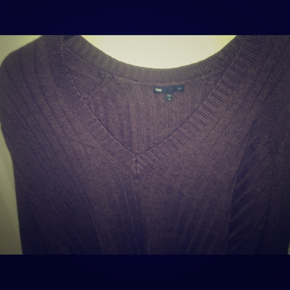 Over sized purple Gap Luxe sweater