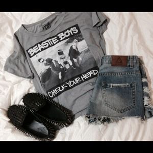Beastie Boys Flowy Crop Top